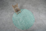 Round Moroccan wool 5 Feet - round rug