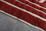 Moroccan red rug 10.2 X 11.9 Feet