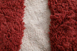 Moroccan red rug 10.2 X 11.9 Feet