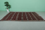 Vintage Moroccan Kilim 5.5 FT X 10.2 FT