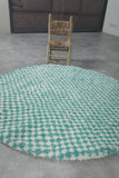 Round Moroccan wool 5 Feet - round rug