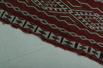 Vintage Moroccan Kilim 5.5 FT X 10.2 FT