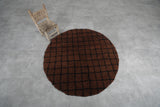 Round Moroccan wool 5.1 Feet - round rug