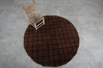 Round Moroccan wool 5.1 Feet - round rug