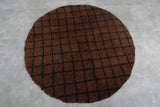 Round Moroccan wool 5.1 Feet - round rug