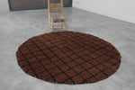 Round Moroccan wool 5.1 Feet - round rug