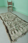 Vintage moroccan runner rug 2.7 FT X 5.9 FT