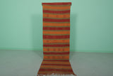 Moroccan Striped Kilim Rug 2.6 x 7.2 Feet