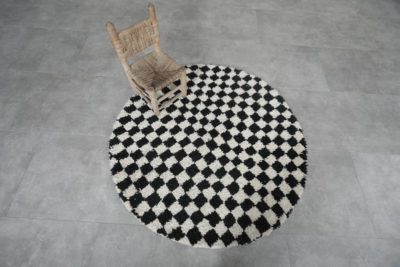 Moroccan round rug - moroccan rug round