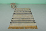 Handwoven Moroccan rug 3.8 FT X 5.5 FT