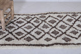 Moroccan rug 2.5 X 5.4 Feet - Boucherouite Rugs