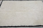 handmade beni ourain rug 4.5 X 6.5 Feet - minimalist design