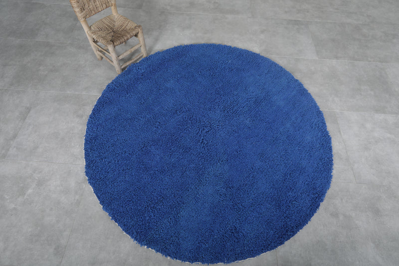 Round Moroccan wool 6 Feet - round rug