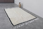 handmade beni ourain rug 4.5 X 6.5 Feet - minimalist design