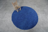 Round Moroccan wool 6 Feet - round rug