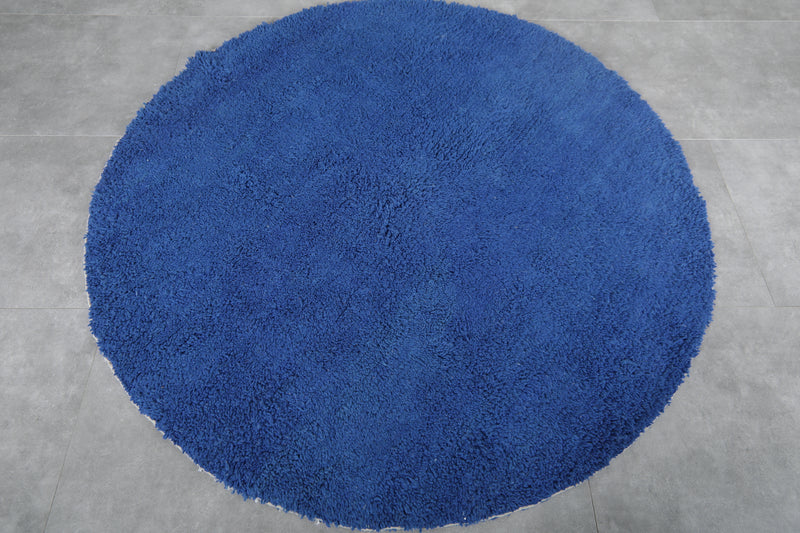 Round Moroccan wool 6 Feet - round rug