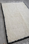 handmade beni ourain rug 4.5 X 6.5 Feet - minimalist design