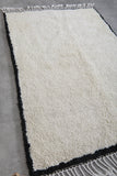 handmade beni ourain rug 4.5 X 6.5 Feet - minimalist design