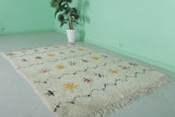 Wonderful Azilal rug 4.9 ft x 7.5 ft