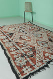 Moroccan Rug 5.6 FT × 8.2 FT