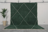 Custom striped Moroccan rug - Handmade Green Berber rug - custom moroccan rugs