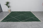 Custom striped Moroccan rug - Handmade Green Berber rug - custom moroccan rugs