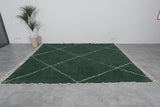 Custom striped Moroccan rug - Handmade Green Berber rug - custom moroccan rugs