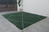 Custom striped Moroccan rug - Handmade Green Berber rug - custom moroccan rugs