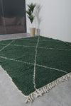 Custom striped Moroccan rug - Handmade Green Berber rug - custom moroccan rugs