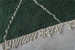 Custom striped Moroccan rug - Handmade Green Berber rug - custom moroccan rugs