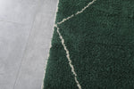 Custom striped Moroccan rug - Handmade Green Berber rug - custom moroccan rugs