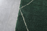 Custom striped Moroccan rug - Handmade Green Berber rug - custom moroccan rugs