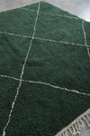 Custom striped Moroccan rug - Handmade Green Berber rug - custom moroccan rugs