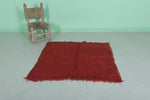 Moroccan rug 3.4 FT × 3.4 FT