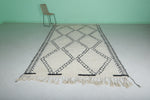 Diamond Moroccan Wool Rug - 6.3 x 11 Ft | Vintage Elegance