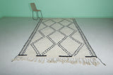 Diamond Moroccan Wool Rug - 6.3 x 11 Ft | Vintage Elegance