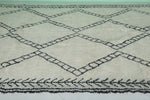 Diamond Moroccan Wool Rug - 6.3 x 11 Ft | Vintage Elegance