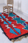 Handwoven Moroccan Berber Rug - 2.7 X 6.3 Feet