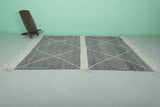 Vintage moroccan handwoven kilim rug 6.2 FT X 10 FT