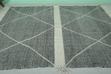 Vintage moroccan handwoven kilim rug 6.2 FT X 10 FT