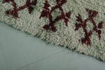 Moroccan berber rug 4 X 7.3 Feet - Boucherouite Rugs