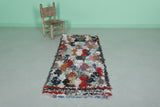 Moroccan berber rug 2.3 X 5.6 Feet - Boucherouite Rugs