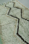 Moroccan berber rug 2.9 X 5.8 Feet - Boucherouite Rugs