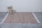 Moroccan beni ourain rug 4.6 X 6.6 Feet