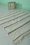 Moroccan wedding blanket rug 3.4 FT X 5 FT