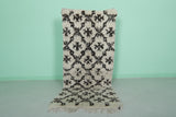 Moroccan berber rug 2.6 X 6.3 Feet - Boucherouite Rugs