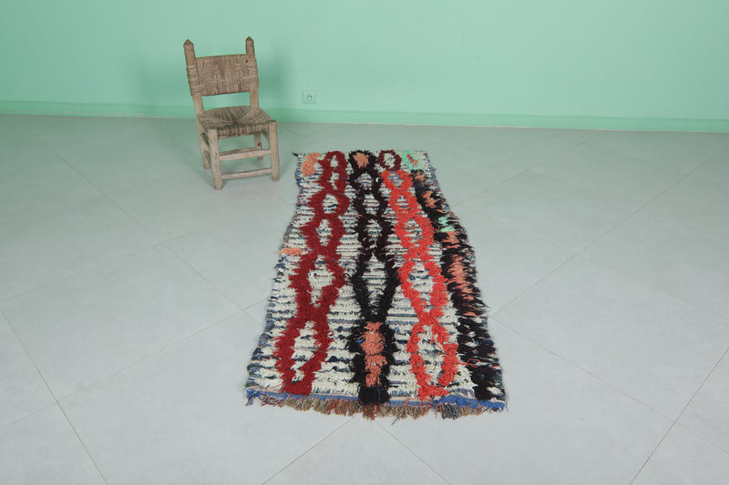 Shaggy Moroccan Runner Rug 2.4 X 6 Feet