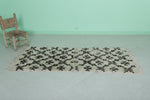 Moroccan berber rug 2.6 X 6.3 Feet - Boucherouite Rugs