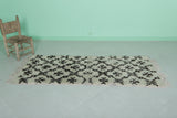 Moroccan berber rug 2.6 X 6.3 Feet - Boucherouite Rugs