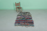 Colorful Striped Shaggy Rug 2.4 X 4.7 Feet